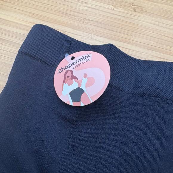 Shapermint XL/XXL Black High Waisted Shaper Panty 54008 Shapewear Neutral Comfy - Picture 9 of 10